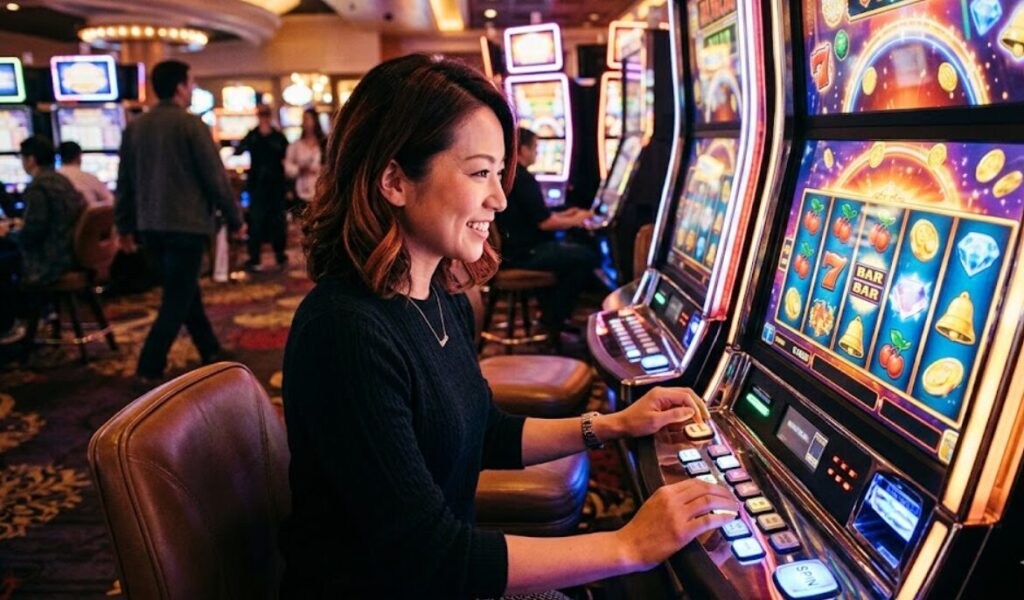 カジノでの稼ぎ方とスロット当たり台