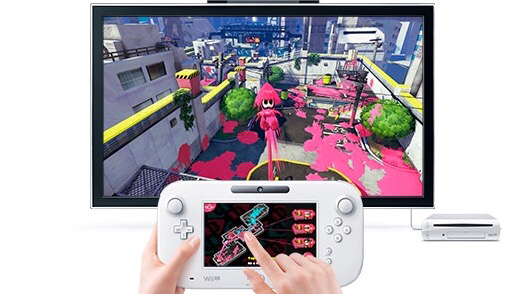 パッドを使用するスプラトゥーン