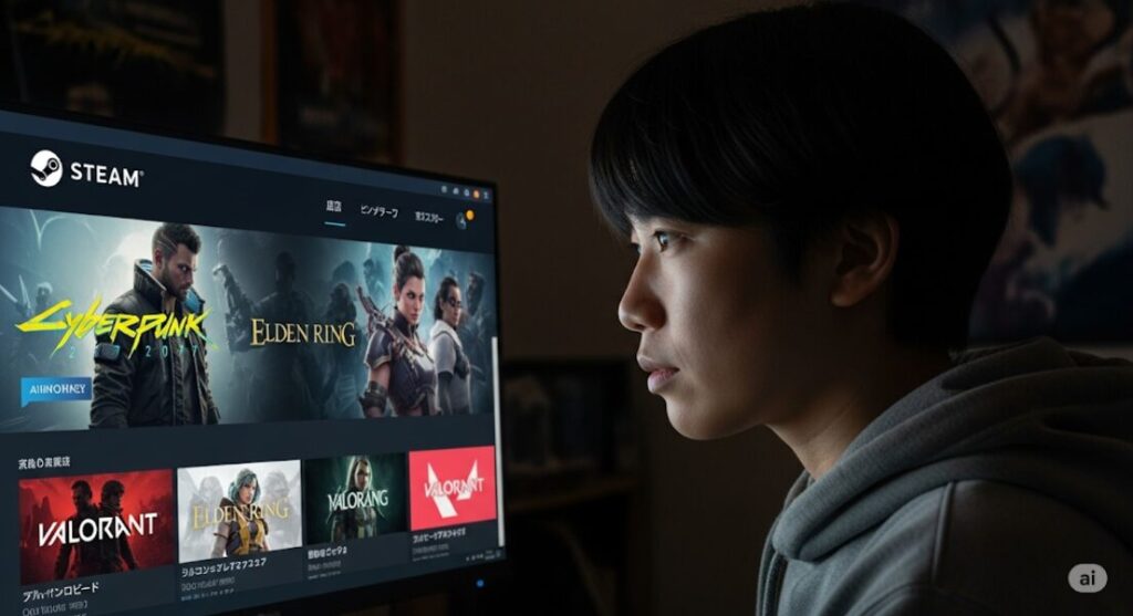 買ったゲームがバレたくない時の設定