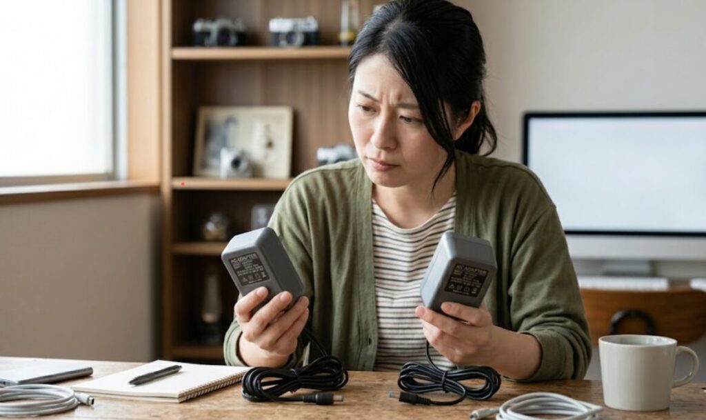 電源アダプターはなんでもいいの？