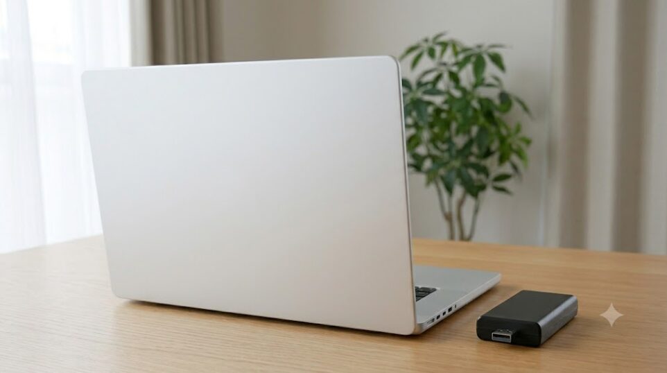 MacBookとGV-USB2 HQの画像