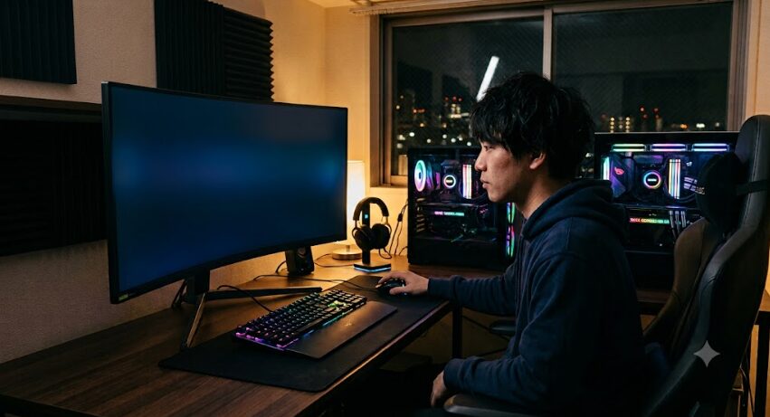 PCでSteamの各種設定をしてる画像